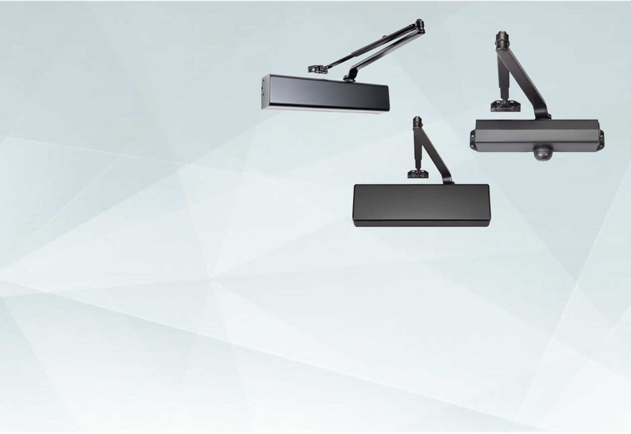 NORTON Grade 1 Heavy Duty Door Closer - Black, 13 5/8 in Lg